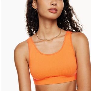 BNWT Aritzia seamless ribbed bra top